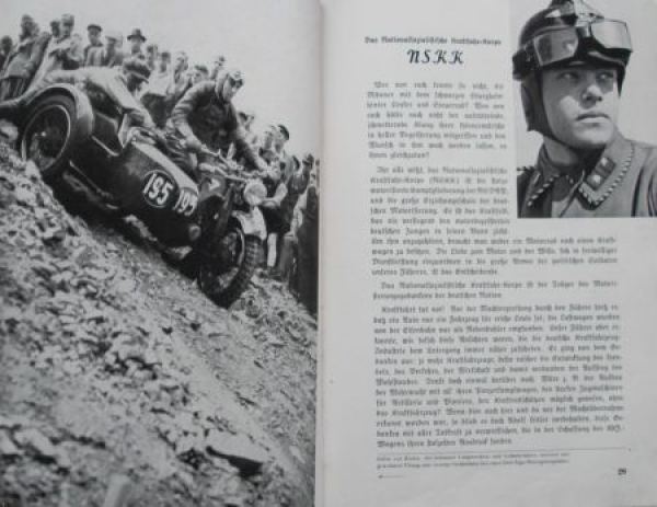Schur "Das Autobuch für den Pimpfen" Vehicle-History for young people 1942 (9748)